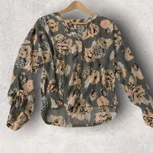 : : Xhilaration Floral Blouse : :